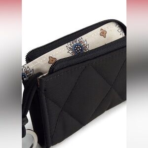 Vera Bradley Quilted zip card pouch NWT